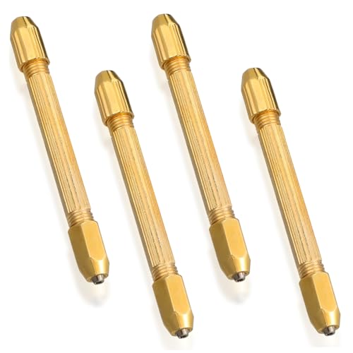 HAMPPLIES 4 Stück Mini Handbohrer Teilig Doppelseitig mit Quadratischem Kopf Präzises Schnitz und Bohrwerkzeug für Uhrenreparatur und Modellbau Geeignet für Holz Kunststoff und Weitere HAMPPLIES 4 Stück Mini Handbohrer Teilig Doppelseitig mit Quadratischem Kopf Präzises Schnitz und Bohrwerkzeug für Uhrenreparatur und Modellbau Geeignet für Holz Kunststoff und Weitere von HAMPPLIES