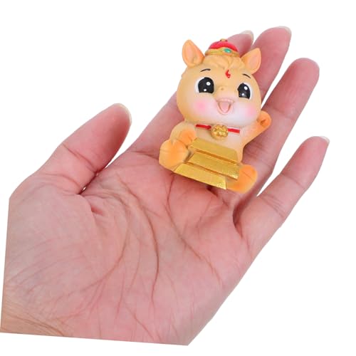 HAMPPLIES 4 Stück Resin Pferdefiguren Chinesisches Neujahr Dekoration Kreative Tierstatue Ornament Für Büro Zuhause Schreibtisch Regal von HAMPPLIES
