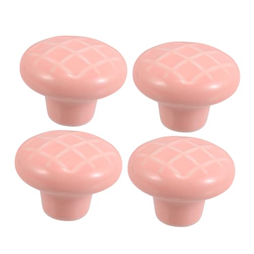 HAMPPLIES 4 Stück Rosa Keramik Möbelknöpfe Single hole Schrankgriff Schubladengriffe aus Robustem Keramik für Kommode Kleiderschrank Bad Küche Vielseitig und Einfach zu Montieren HAMPPLIES 4 Stück Rosa Keramik Möbelknöpfe Single hole Schrankgriff Schubladengriffe aus Robustem Keramik für Kommode Kleiderschrank Bad Küche Vielseitig und Einfach zu Montieren von HAMPPLIES
