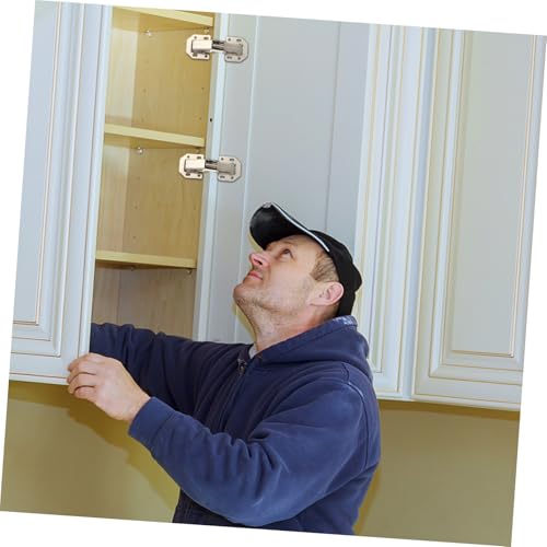 HAMPPLIES 4 Stück Schranktür scharniere aus Stahl Rostfrei Schwer Belastbar Einfache Montage für Küchen Kleiderschränke Robust Verformungsfest Inklusive Schrauben HAMPPLIES 4 Stück Schranktür scharniere aus Stahl Rostfrei Schwer Belastbar Einfache Montage für Küchen Kleiderschränke Robust Verformungsfest Inklusive Schrauben von HAMPPLIES