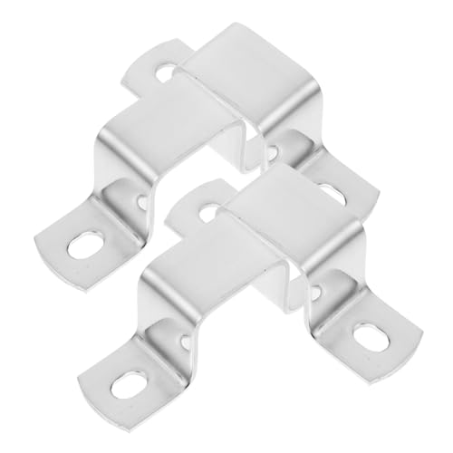 HAMPPLIES 4 Stück Teiliges Edelstahl Quadratrohr U Klammern Rohrbefestigungsschelle mit U Halterung Stabile Rohrschellen für Sichere Montage und Zusätzliche Stütze HAMPPLIES 4 Stück Teiliges Edelstahl Quadratrohr U Klammern Rohrbefestigungsschelle mit U Halterung Stabile Rohrschellen für Sichere Montage und Zusätzliche Stütze von HAMPPLIES
