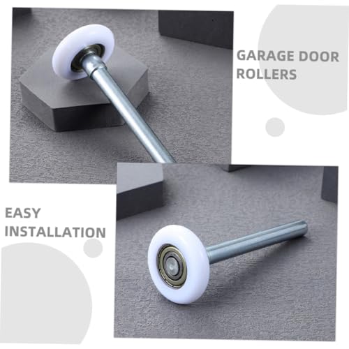 HAMPPLIES 4 Stück Teiliges Garage Türrollen aus Langlebigem Nylon mit Kugellagern Geräuscharm und Reibungslos Laufend Ersatz für Garagentor Schienen für Service und Reparatur von HAMPPLIES