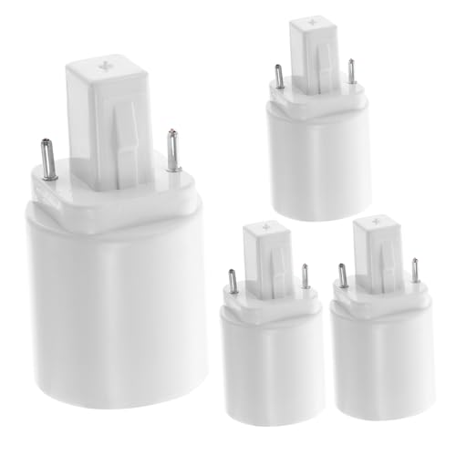 HAMPPLIES 4 Stück Teiliges Gd zu Lampensockel Adapter Hitzebeständig Langlebig Praktischer Lampensockel Adapter für Einfache Umrüstung LED Leuchtmittel Kompatibel mit To Bulb Sockets HAMPPLIES 4 Stück Teiliges Gd zu Lampensockel Adapter Hitzebeständig Langlebig Praktischer Lampensockel Adapter für Einfache Umrüstung LED Leuchtmittel Kompatibel mit To Bulb Sockets von HAMPPLIES