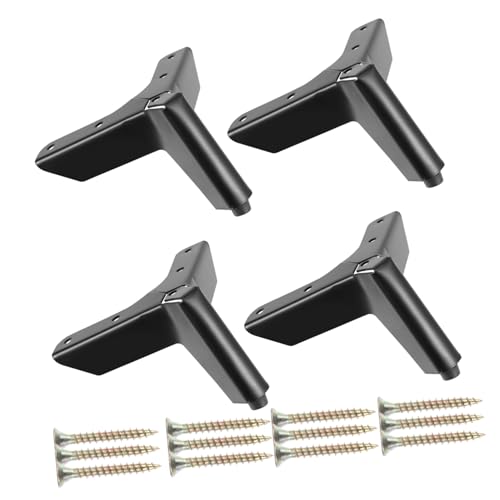 HAMPPLIES 4 Stück Teiliges Matte Schwarze Möbelbeine Stabile und Feuchtigkeitsresistente Möbelfüße für Sofa Bett Schrank und Tv Schrank Hohe Tragfähigkeit Einfache Montage für Wohn und HAMPPLIES 4 Stück Teiliges Matte Schwarze Möbelbeine Stabile und Feuchtigkeitsresistente Möbelfüße für Sofa Bett Schrank und Tv Schrank Hohe Tragfähigkeit Einfache Montage für Wohn und von HAMPPLIES