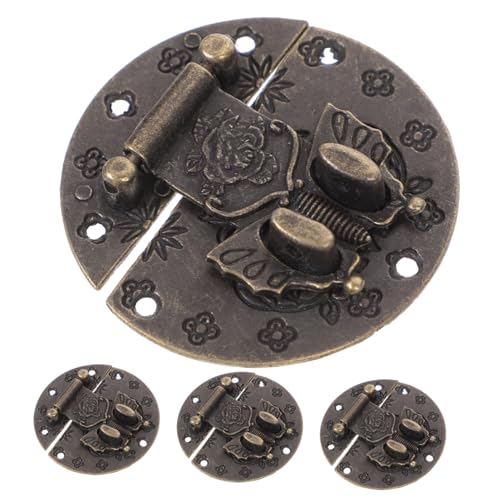 HAMPPLIES 4 Stück Teiliges Retro Butterfly Hasp Schloss aus Bronze für Schmuckkasten Holzboxen Cabinet Hasp Latch Robust Langlebig Einfach zu Montieren Dekorativ Vintage Stil HAMPPLIES 4 Stück Teiliges Retro Butterfly Hasp Schloss aus Bronze für Schmuckkasten Holzboxen Cabinet Hasp Latch Robust Langlebig Einfach zu Montieren Dekorativ Vintage Stil von HAMPPLIES