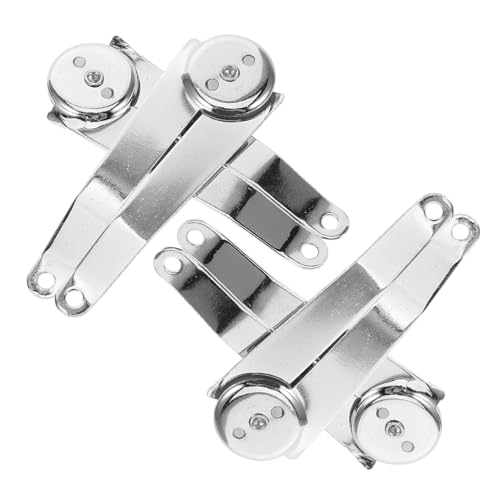 HAMPPLIES 4 Stück Teiliges Scharnier für Truhendeckel Robuste Deckel Scharniere aus Metall Einfache Montage Langlebig für Antike Holzboxen Kisten Schrankdeckel und Gepäckstütze von HAMPPLIES