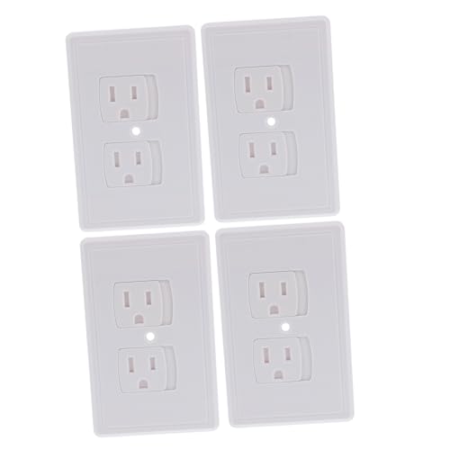 HAMPPLIES 4 Stück Teiliges Steckdosenabdeckungen Weiß Kindersichere Schutzabdeckung mit Automatischem Schließmechanismus Stoßfest Glatte Kanten Geeignet für Haushalt Büro Kinderzimmer und HAMPPLIES 4 Stück Teiliges Steckdosenabdeckungen Weiß Kindersichere Schutzabdeckung mit Automatischem Schließmechanismus Stoßfest Glatte Kanten Geeignet für Haushalt Büro Kinderzimmer und von HAMPPLIES