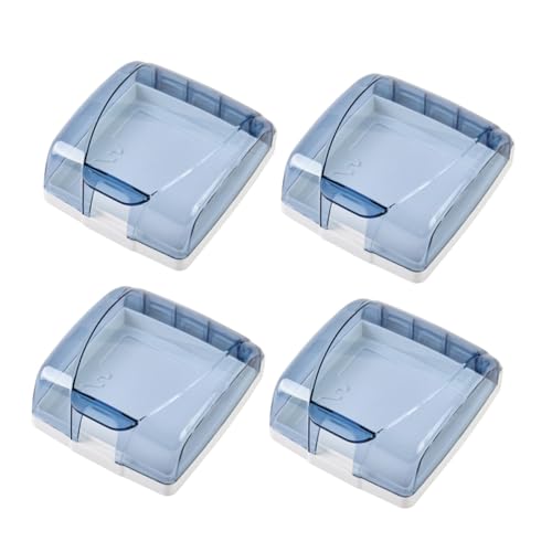 HAMPPLIES 4 Stück Teiliges Wasserdichtes Steckdosen Schutzgehäuse Spritzwasserschutz für Wandsteckdosen Praktischer Outlet Cover Schutzbox für Badezimmer und Küche Passend HAMPPLIES 4 Stück Teiliges Wasserdichtes Steckdosen Schutzgehäuse Spritzwasserschutz für Wandsteckdosen Praktischer Outlet Cover Schutzbox für Badezimmer und Küche Passend von HAMPPLIES