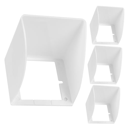 HAMPPLIES 4 Stück Teiliges Wetterfeste Steckdosenabdeckung aus Robustem Kunststoff Wasserdichter Schutz für Außensteckdosen Praktische Regenschutz Box für Balkon Bad und Wohnzimmer HAMPPLIES 4 Stück Teiliges Wetterfeste Steckdosenabdeckung aus Robustem Kunststoff Wasserdichter Schutz für Außensteckdosen Praktische Regenschutz Box für Balkon Bad und Wohnzimmer von HAMPPLIES
