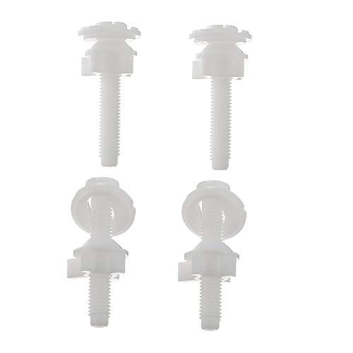 HAMPPLIES 4 Stück Toilettensitz Befestigungsschrauben Teiliges Kunststoff Schrauben mit Dichtung Flexibel Drehbar Robust Ersatz Wc Sitz Montageschrauben HAMPPLIES 4 Stück Toilettensitz Befestigungsschrauben Teiliges Kunststoff Schrauben mit Dichtung Flexibel Drehbar Robust Ersatz Wc Sitz Montageschrauben von HAMPPLIES