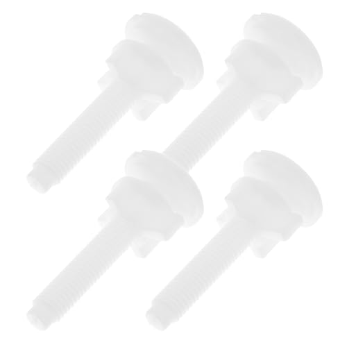 HAMPPLIES 4 Stück Toilettensitz Schrauben Ersatzset Teilig Zuverlässige Befestigungen für Wc Deckel für Zuhause oder Hotel Robustem Material Passend für Verschiedene Toiletten HAMPPLIES 4 Stück Toilettensitz Schrauben Ersatzset Teilig Zuverlässige Befestigungen für Wc Deckel für Zuhause oder Hotel Robustem Material Passend für Verschiedene Toiletten von HAMPPLIES