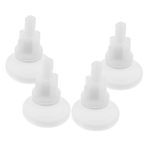 HAMPPLIES 4 Stück Toilettensitz Schraubenset Teilig Robust Fixierhalterung für Wc Sitz Befestigung Ersatzteile Stabil und Einfach zu Montieren Kompatibel mit Verschiedenen Toilettendeckeln von HAMPPLIES