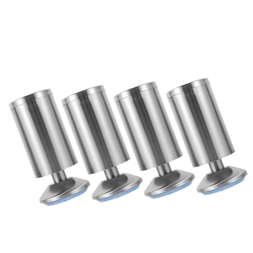 HAMPPLIES 4 Stück Verstellbare Möbelfüße aus Edelstahl Robuste Möbelbeine mit Stabiler Unterstützung für Schrank Sofa und Couch Einfach zu Montieren Höhenverstellbar Modernes Design HAMPPLIES 4 Stück Verstellbare Möbelfüße aus Edelstahl Robuste Möbelbeine mit Stabiler Unterstützung für Schrank Sofa und Couch Einfach zu Montieren Höhenverstellbar Modernes Design von HAMPPLIES