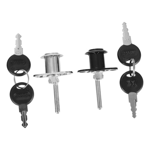 HAMPPLIES 4 Stück Zinklegierung Schrankschloss Büro Schubladenschloss Dreifach Verriegelung Möbel Sicherheitsschloss für Aktenschrank und Schreibtisch Kern Silber Schwarz Robust und HAMPPLIES 4 Stück Zinklegierung Schrankschloss Büro Schubladenschloss Dreifach Verriegelung Möbel Sicherheitsschloss für Aktenschrank und Schreibtisch Kern Silber Schwarz Robust und von HAMPPLIES
