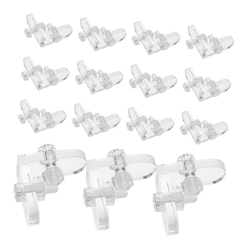 HAMPPLIES 40 Stück Teiliges Transparentes Kunststoff Förmiges Eckwinkel mit Schrauben für Möbel Glas und Schrank Stabile Rechte Winkel Halterungen zur Aufbewahrung und Organisation Kleiner HAMPPLIES 40 Stück Teiliges Transparentes Kunststoff Förmiges Eckwinkel mit Schrauben für Möbel Glas und Schrank Stabile Rechte Winkel Halterungen zur Aufbewahrung und Organisation Kleiner von HAMPPLIES