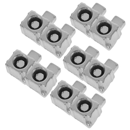 HAMPPLIES 5 Paare Metall Schlossschnallen Ersatz Gamepad Latch für Controller Reparatur Zubehör Stabile Langlebige Gamepad Verriegelung Einfache Installation von HAMPPLIES