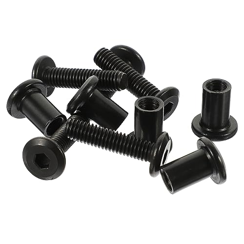 HAMPPLIES 5 Sätze Schraubenset Teiliges mit Linsenkopf und Unterlegscheiben für DIY Projekte Fotobücher Lederarbeiten und Möbelreparaturen von HAMPPLIES