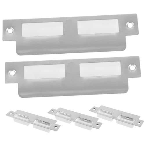 HAMPPLIES 5 Stück Edelstahl Türschließblech Teiliges Türverstärkungsset für Innentüren Rostfrei Einfache Montage Langlebig als Reparaturkit Sicherung von Wohnraumtüren HAMPPLIES 5 Stück Edelstahl Türschließblech Teiliges Türverstärkungsset für Innentüren Rostfrei Einfache Montage Langlebig als Reparaturkit Sicherung von Wohnraumtüren von HAMPPLIES