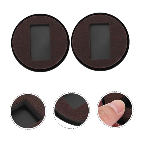 HAMPPLIES 5 Stück Möbel rollenstopper Filzgleiter Möbelgleiter rutschfest für Bürostühle Sofa Tische Bodenschutz Geräuscharm für Hartböden und Teppiche von HAMPPLIES