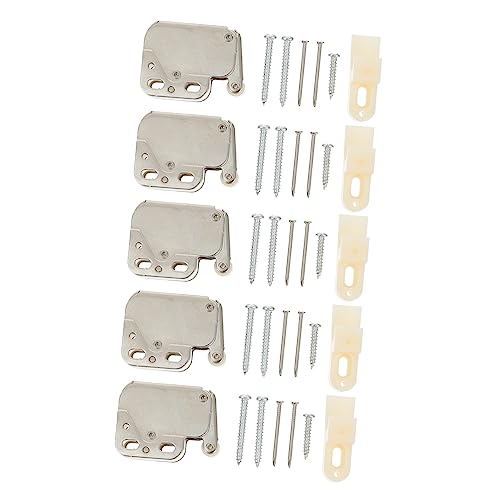 HAMPPLIES 5 Stück Selbstverriegelnder Federhaken Push in Touch Lock Hinge für Möbel und Küchenschränke Langlebig und Installieren für Schranktüren und Möbelstücke HAMPPLIES 5 Stück Selbstverriegelnder Federhaken Push in Touch Lock Hinge für Möbel und Küchenschränke Langlebig und Installieren für Schranktüren und Möbelstücke von HAMPPLIES