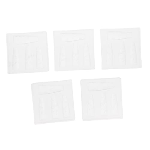 HAMPPLIES 5 Stück Teiliges Nagelkunst Silikonform für Gel Resin und Uv-politur Flexible DIY Nail Art Moulds Einfache Anwendung Vielseitig Kompatibel für Kreative Designs von HAMPPLIES