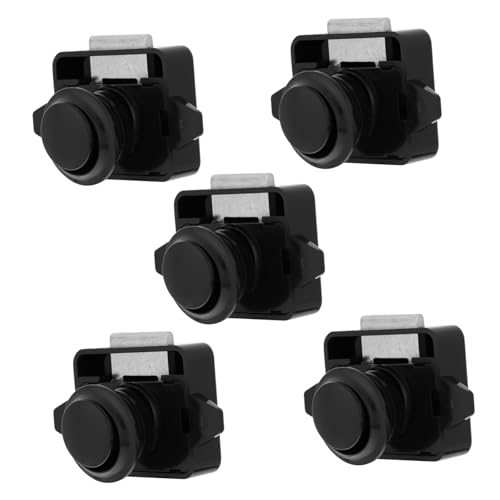 HAMPPLIES 5 Stück Teiliges Push Button Schrankverschluss aus Zinklegierung und Abs Robust und Rostfrei Einfache Montage für Wohnmobil Camper Flexible Bedienung durch Tastendruck HAMPPLIES 5 Stück Teiliges Push Button Schrankverschluss aus Zinklegierung und Abs Robust und Rostfrei Einfache Montage für Wohnmobil Camper Flexible Bedienung durch Tastendruck von HAMPPLIES