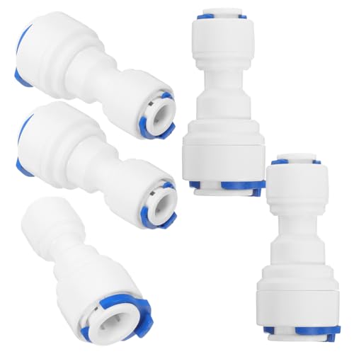HAMPPLIES 5 Stück Teiliges Schnellanschluss für Wasserfilter Gerade Verbinder aus Sicherem Material Kompatibel mit Umkehrosmose und Trinkwassersystemen Schnelle Installation ohne Werkzeug HAMPPLIES 5 Stück Teiliges Schnellanschluss für Wasserfilter Gerade Verbinder aus Sicherem Material Kompatibel mit Umkehrosmose und Trinkwassersystemen Schnelle Installation ohne Werkzeug von HAMPPLIES