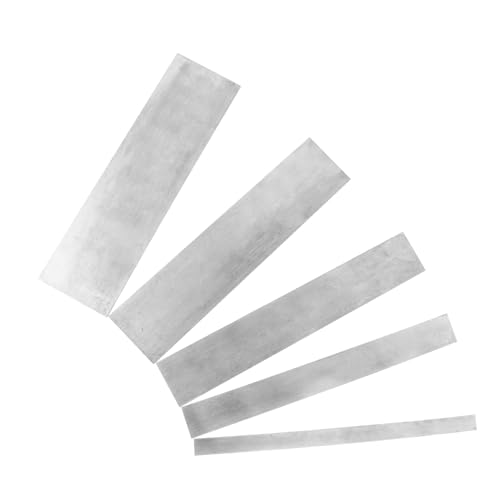 HAMPPLIES 5 Stück Teiliges Scraper aus Manganstahl für Holzarbeiten Möbelpolitur und Schleifen Langlebige Holzbearbeitungsschaber in Praktisches Schleifwerkzeug für Möbelpflege von HAMPPLIES