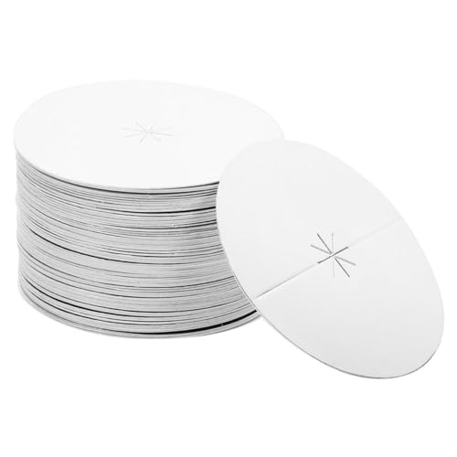 HAMPPLIES 50 Stück Kerzenpapiertablett Taufe tropfende Kerze Party Kerzenplatte Flamme Kerzenwachs-Tropfschutzpapier Kerzentropfhalter Kerzenständer Kerzenhalter Papierstau Silber HAMPPLIES 50 Stück Kerzenpapiertablett Taufe tropfende Kerze Party Kerzenplatte Flamme Kerzenwachs-Tropfschutzpapier Kerzentropfhalter Kerzenständer Kerzenhalter Papierstau Silber von HAMPPLIES