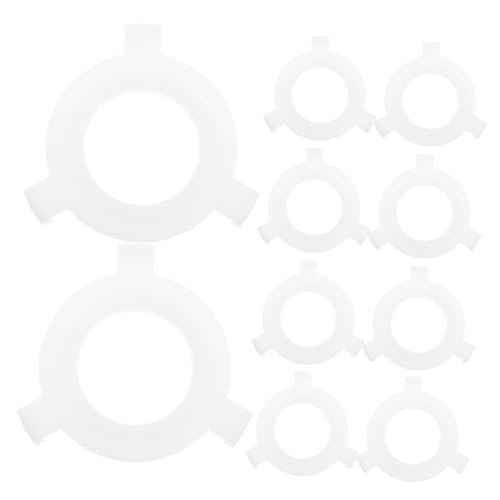 HAMPPLIES 50 Stück Lampenschirm Adapterringe Lampensockel Konverter Weiß Kunststoff Reduzierringe für DIY Beleuchtungsprojekte und Lampenschirm Ersatz HAMPPLIES 50 Stück Lampenschirm Adapterringe Lampensockel Konverter Weiß Kunststoff Reduzierringe für DIY Beleuchtungsprojekte und Lampenschirm Ersatz von HAMPPLIES