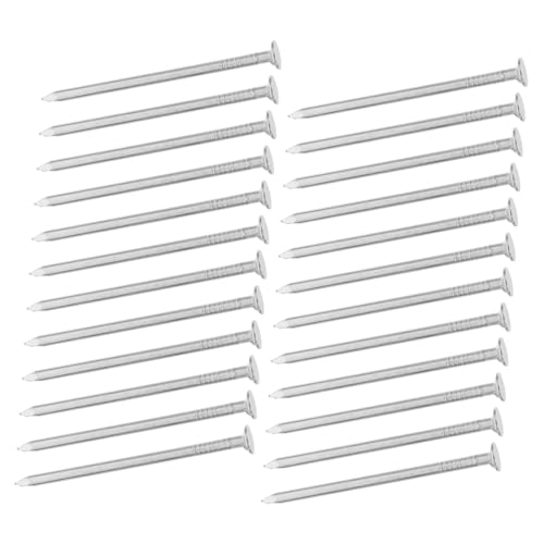 HAMPPLIES 50 Stück Metallnägel Silber für Holzarbeiten DIY Bilderaufhängung Garten Deko Nägel Vielseitig Stark Formstabil für Zuhause Büro Werkstatt HAMPPLIES 50 Stück Metallnägel Silber für Holzarbeiten DIY Bilderaufhängung Garten Deko Nägel Vielseitig Stark Formstabil für Zuhause Büro Werkstatt von HAMPPLIES