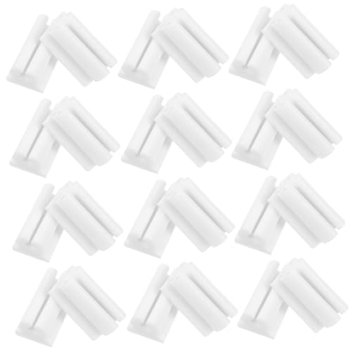 HAMPPLIES 50 Stück U Förmige Stuhlbein Schoner aus Kunststoff rutschfeste Bodenschutzkappen Flexible Möbelgleiter für Stuhlbeine Kratzfest Einfache Montage Geeignet für Hartholzböden von HAMPPLIES