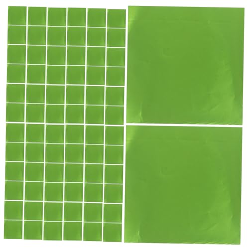 HAMPPLIES 500 Stück Glatte Aluminiumfolie Süßigkeiten Verpackung Folien Reißfeste Schokoladenhüllen Lebensmittelechte Verpackung für Party Hochzeit und DIY Candy von HAMPPLIES
