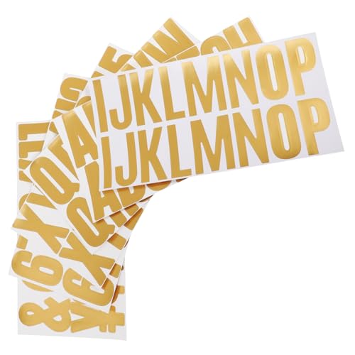 HAMPPLIES 6 Blätter Wetterfeste Buchstaben und Zahlenaufkleber aus Vinyl Selbstklebendes Briefkasten mit Eleganter Folienoptik Rückstandsfrei Entfernbar Vielseitig für Heim Büro und HAMPPLIES 6 Blätter Wetterfeste Buchstaben und Zahlenaufkleber aus Vinyl Selbstklebendes Briefkasten mit Eleganter Folienoptik Rückstandsfrei Entfernbar Vielseitig für Heim Büro und von HAMPPLIES