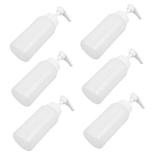 HAMPPLIES 6 Stück Handseifenspender aus Hdpe Nachfüllbare Pumpflaschen mit Auslaufsicherem Verschluss für Seife Shampoo Lotion Vielseitig für Bad Küche Reise und Haushalt HAMPPLIES 6 Stück Handseifenspender aus Hdpe Nachfüllbare Pumpflaschen mit Auslaufsicherem Verschluss für Seife Shampoo Lotion Vielseitig für Bad Küche Reise und Haushalt von HAMPPLIES