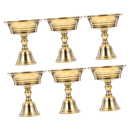 HAMPPLIES 6 Stück Leuchter ersatzteile raumdeko candygraber partydekoration kerzenständer taufkerze kerzenbrett hängend Ghee Lampendochtständer Dochthalter Butterlampenfassung Messing Golden HAMPPLIES 6 Stück Leuchter ersatzteile raumdeko candygraber partydekoration kerzenständer taufkerze kerzenbrett hängend Ghee Lampendochtständer Dochthalter Butterlampenfassung Messing Golden von HAMPPLIES