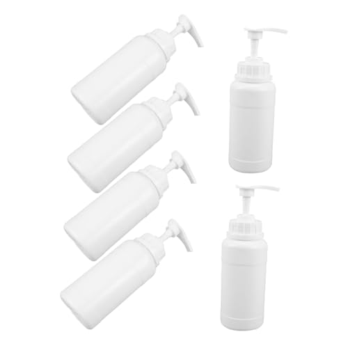 HAMPPLIES 6 Stück Pumpflaschen aus Auslaufsicherer Flüssigseifenspender für Shampoo Körperwäsche und Handseife Vielseitiger Lotion-Dispenser für Badezimmer Küche und Reisen HAMPPLIES 6 Stück Pumpflaschen aus Auslaufsicherer Flüssigseifenspender für Shampoo Körperwäsche und Handseife Vielseitiger Lotion-Dispenser für Badezimmer Küche und Reisen von HAMPPLIES