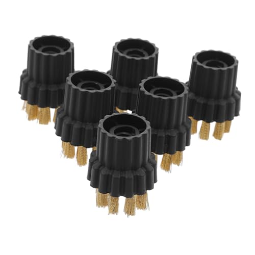 HAMPPLIES 6 Stück Teiliges Dampfreiniger Bürstenset mit Vielseitigen Aufsätzen Langlebige Ersatzbürsten für Gründliche von Polstern Fliesen und Schwer Zugänglichen Stellen im Haushalt HAMPPLIES 6 Stück Teiliges Dampfreiniger Bürstenset mit Vielseitigen Aufsätzen Langlebige Ersatzbürsten für Gründliche von Polstern Fliesen und Schwer Zugänglichen Stellen im Haushalt von HAMPPLIES