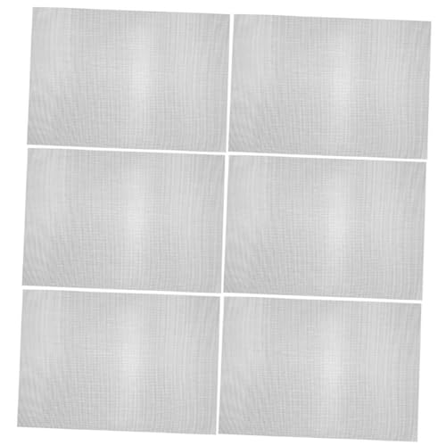 HAMPPLIES 6 Stück Teiliges Edelstahl Drahtgeflecht Maschen Feinrostfrei Vielseitig für DIY Fenster Fliegengitter Käfige Gartenfilter Langlebiges Metallnetz von HAMPPLIES