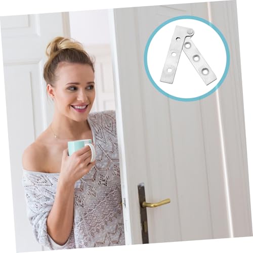 HAMPPLIES 6 Stück Teiliges Edelstahl Drehscharnier Verstecktes Tür und Fensterscharnier Drehbar Leicht Installierbar Robustes Unsichtbares Scharnier für Holz und Zimmertüren HAMPPLIES 6 Stück Teiliges Edelstahl Drehscharnier Verstecktes Tür und Fensterscharnier Drehbar Leicht Installierbar Robustes Unsichtbares Scharnier für Holz und Zimmertüren von HAMPPLIES