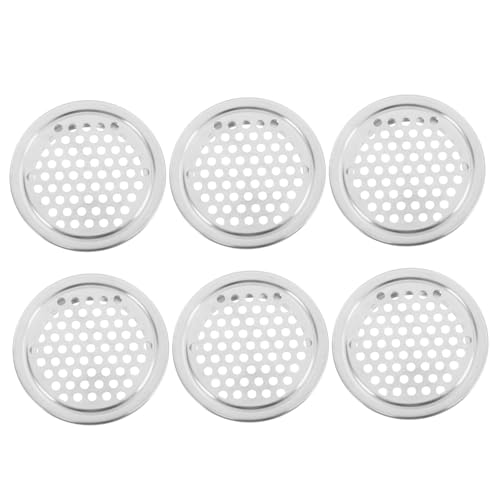 HAMPPLIES 6 Stück Teiliges Edelstahl Lüftungsgitter Rundes Möbel Belüftungsloch Abdeckung für Schrank Kleiderschrank Schuhschrank Einfache DIY Montage zur Verbesserung der Luftzirkulation HAMPPLIES 6 Stück Teiliges Edelstahl Lüftungsgitter Rundes Möbel Belüftungsloch Abdeckung für Schrank Kleiderschrank Schuhschrank Einfache DIY Montage zur Verbesserung der Luftzirkulation von HAMPPLIES
