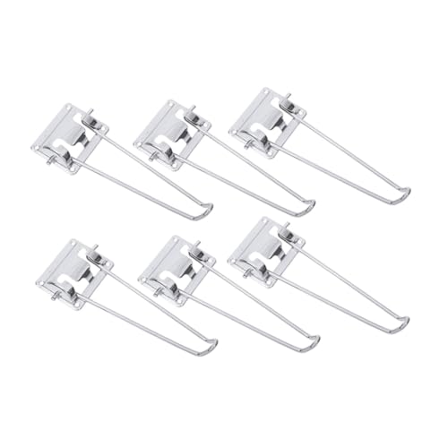 HAMPPLIES 6 Stück Teiliges Faltbare Verschleißfeste Metall Tischbeine Haarnadel Design Robuste Silberne Möbelfüße für Laptop Nachttisch und Kaffeetische Platzsparend Zusammenklappbar HAMPPLIES 6 Stück Teiliges Faltbare Verschleißfeste Metall Tischbeine Haarnadel Design Robuste Silberne Möbelfüße für Laptop Nachttisch und Kaffeetische Platzsparend Zusammenklappbar von HAMPPLIES