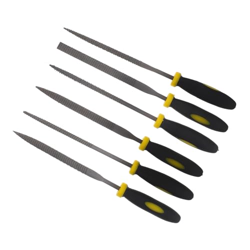 HAMPPLIES 6 Stück Teiliges Mini Holzfeilen Set mit Komfortablen Griffen Raspelmuster für Holz und Langlebige Holzraspel Werkzeuge für Präzise Schnitzarbeiten HAMPPLIES 6 Stück Teiliges Mini Holzfeilen Set mit Komfortablen Griffen Raspelmuster für Holz und Langlebige Holzraspel Werkzeuge für Präzise Schnitzarbeiten von HAMPPLIES