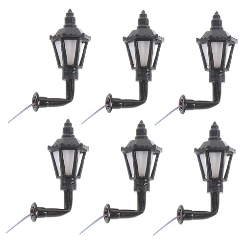 HAMPPLIES 6 Stück Teiliges Miniatur europäische Wandlampe Warmlicht Simulation Lampe für Sandtisch Modellbau Hauszubehör Dekorationslicht für Garten Fenster Büro HAMPPLIES 6 Stück Teiliges Miniatur europäische Wandlampe Warmlicht Simulation Lampe für Sandtisch Modellbau Hauszubehör Dekorationslicht für Garten Fenster Büro von HAMPPLIES