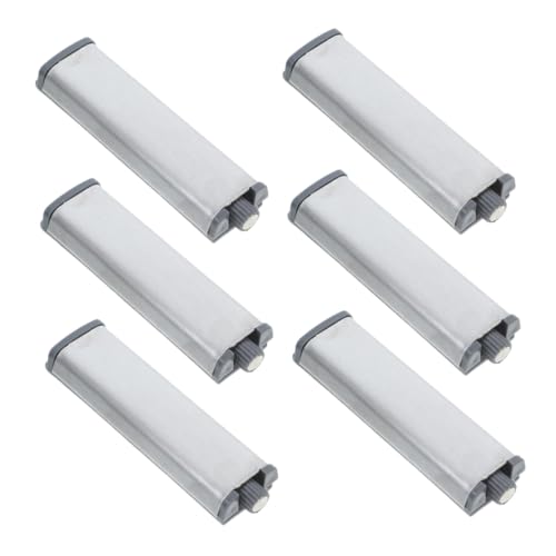 HAMPPLIES 6 Stück Teiliges Push Button Scharnier für Küchenschränke und Badezimmer Selbstschließender Geräuscharmer Türmechanismus mit Robustem Stahlgehäuse Verdeckte Schnäpper für von HAMPPLIES