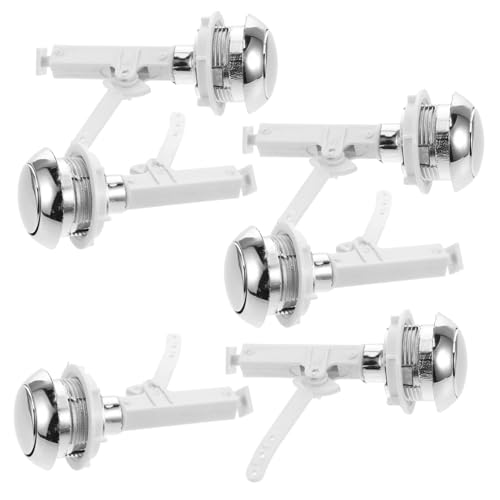HAMPPLIES 6 Stück Toilettenspülknopf Teiliges Universeller Wc Tank Druckknopf Ersatzknopf für Spülkasten Langlebig und Rostfrei Einfache Installation Geeignet für Verschiedene HAMPPLIES 6 Stück Toilettenspülknopf Teiliges Universeller Wc Tank Druckknopf Ersatzknopf für Spülkasten Langlebig und Rostfrei Einfache Installation Geeignet für Verschiedene von HAMPPLIES
