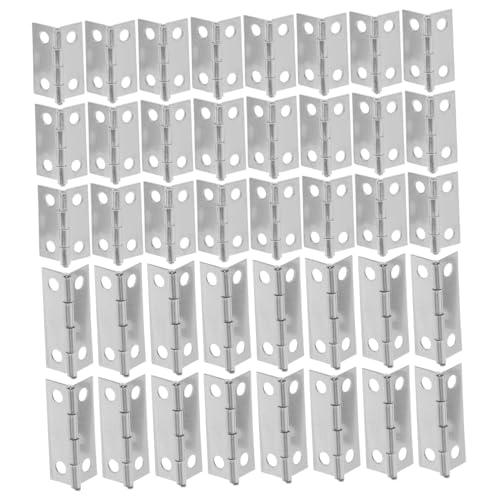 HAMPPLIES 60 Stück Teiliges Miniatur scharnier mit Schrauben Kleine Silberne Möbel Schmuckschachtel scharniere Robuste und Scharniere für Holzboxen DIY Aufbewahrungsbox Zubehör HAMPPLIES 60 Stück Teiliges Miniatur scharnier mit Schrauben Kleine Silberne Möbel Schmuckschachtel scharniere Robuste und Scharniere für Holzboxen DIY Aufbewahrungsbox Zubehör von HAMPPLIES