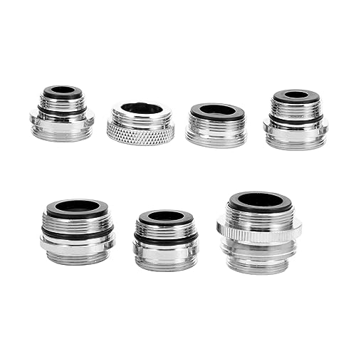 HAMPPLIES 7 Stück Teiliges Wasserfilter Adapter Set Messing Wasserhahn Adapter für Schlauchanschluss Installieren Langlebig und Rostfrei HAMPPLIES 7 Stück Teiliges Wasserfilter Adapter Set Messing Wasserhahn Adapter für Schlauchanschluss Installieren Langlebig und Rostfrei von HAMPPLIES