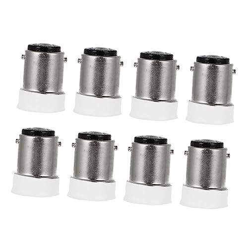 HAMPPLIES 8 Stück Lampenadapter Glühbirnen für LED und Energiesparlampen Kompakt und Leicht für Tischlampen und Deckenleuchten Vielseitig Einsetzbar Einfach zu Transportieren Lagern von HAMPPLIES