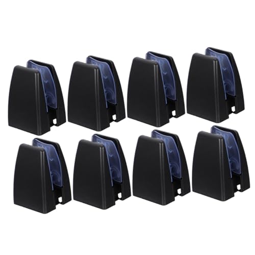HAMPPLIES 8 Stück Teiliges Abs Glasplatten Klemmhalter für Büro Schreibtisch Trennwände Einfache Befestigung von Glas und Acrylscheiben Robuste Halterung für Private Arbeitsbereiche von HAMPPLIES